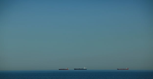 tank vessels at sea