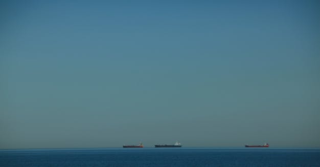 tank vessels at sea
