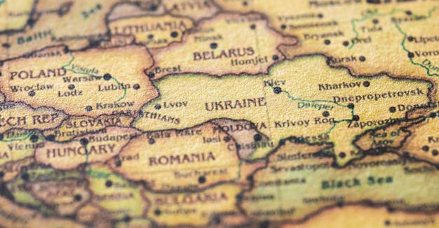 Ukraine,In,Close,Up,On,The,Map,,,Old,Ukraine