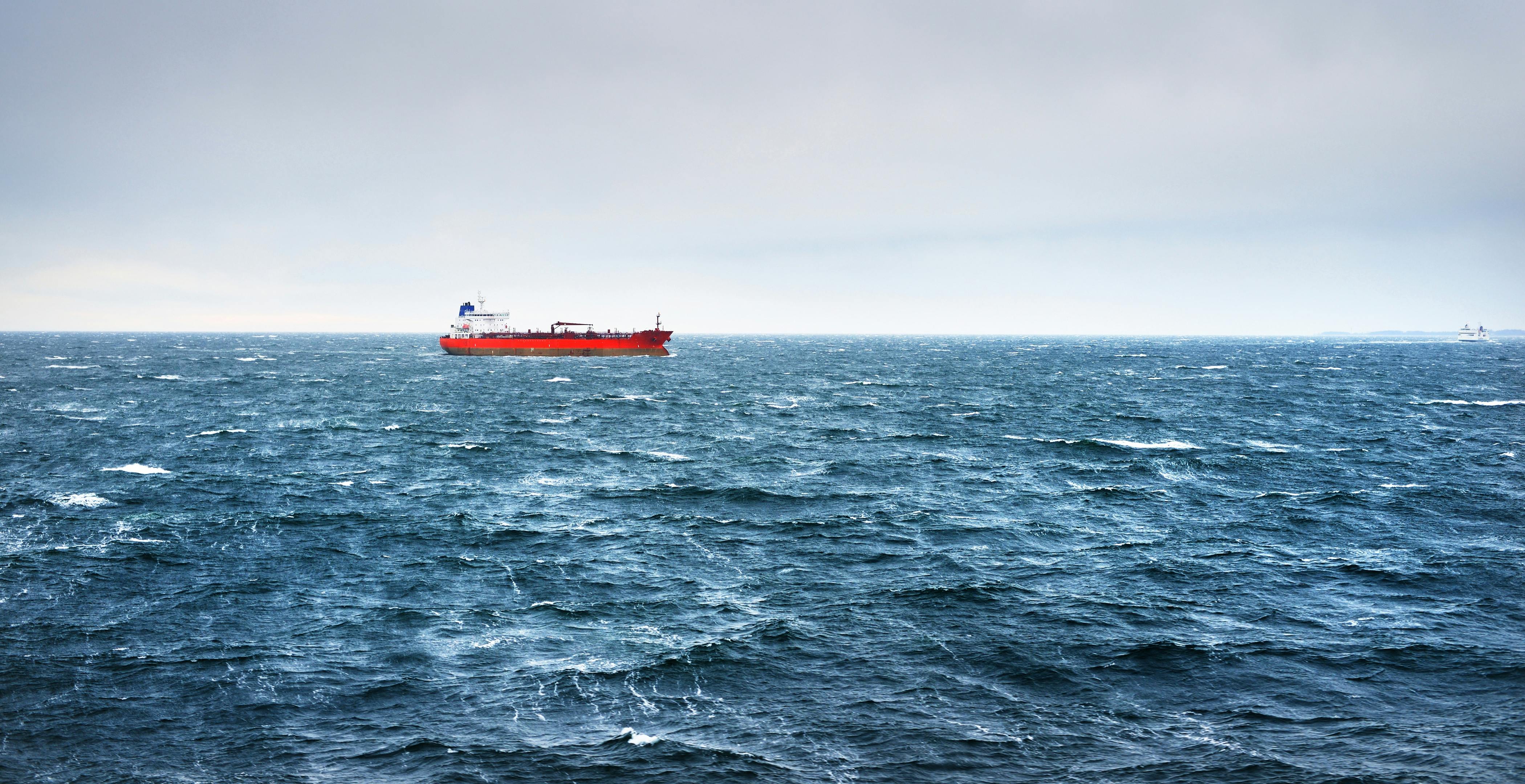 Oil,Tanker,On,A,Windy,Day,In,The,Baltic,Sea
