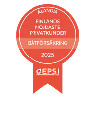 Finlands nöjdaste privatkunder – Båtförsäkring 2025 Banner icon test 1