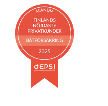 Finlands nöjdaste privatkunder – Båtförsäkring 2025 Banner icon test 1